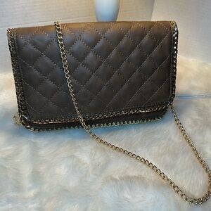 Urban Expressions Blue Gold Crossbody Bag